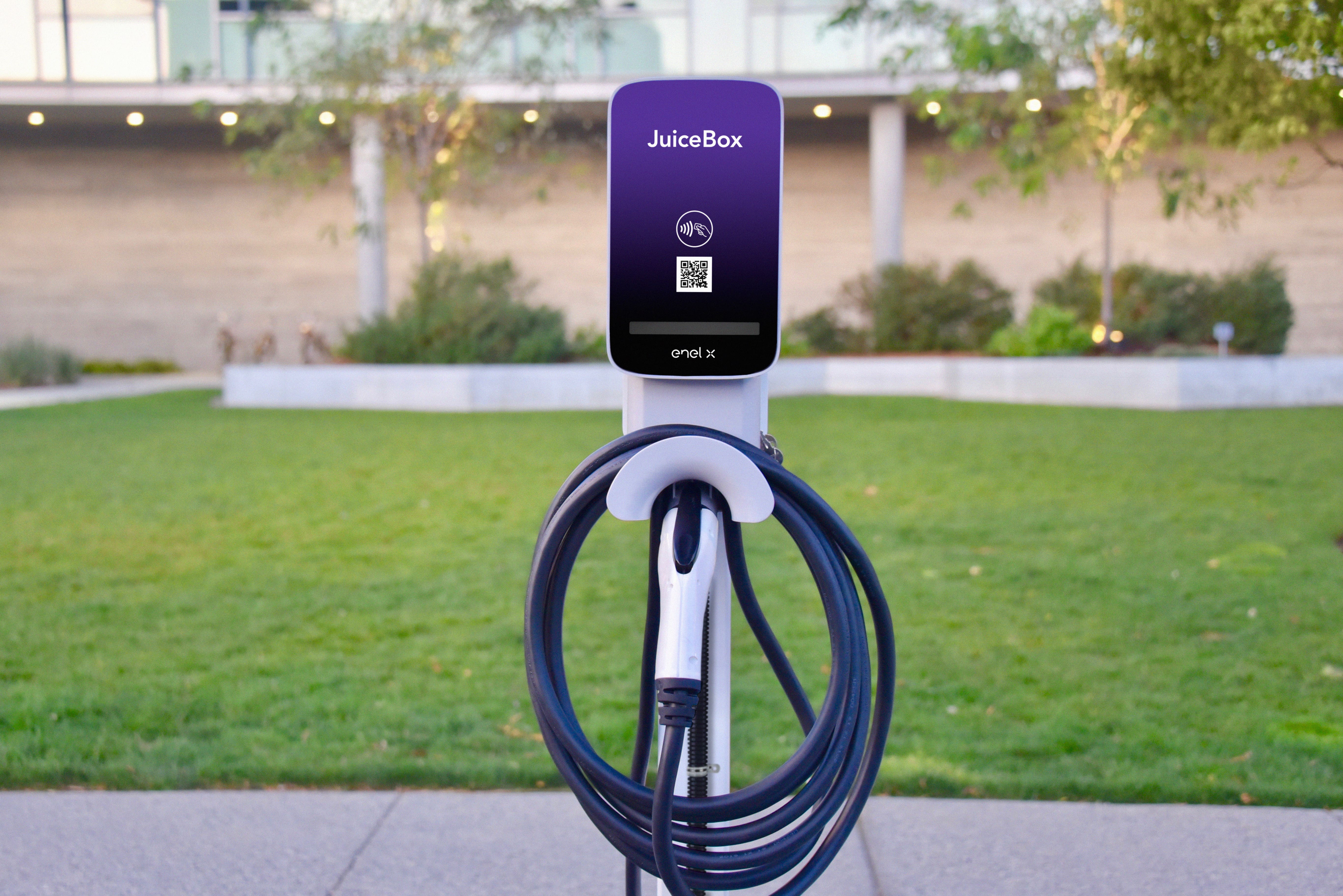 Enel X JuiceBox Pro 80 Amp WiFi and LTE Enabled Hardwired Commercial EV
